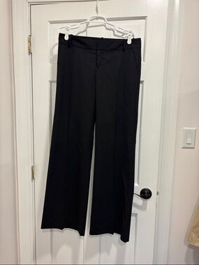 GAP Black Straight-Leg Dress Pants